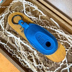 Neuer Mercedes E-S-G-C-Q / E-S-G-C-Q Serie AMng Nappa-Leder-Schlüssel Fob-Fall-Smart-Key-Cover-Schutz, personalisierte Handm Schlüsselanhänger Halter