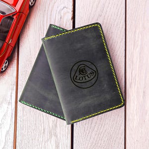 Driving Documents Leather Organizer Car Special Brand Logo, Driving License Leather Cover Holder, Personalized Handmade Insurance Wallet