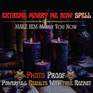 Extreme Mary Me Now Spell, Proposal Magic | Wedding Spell | Propose To Me | Marriage Proposal | Marriage Spell | Get Married