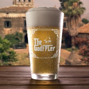 FPL Pint Glass - The GodFPLer | Fantasy Premier League Gift, 10oz, Fantasy Football Present, Mini-League Prize, FPL Trophy or Award