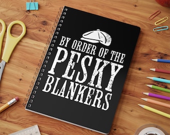 FPL Pesky Blankers A5 Notebook, Fantasy Premier League, Christmas Notepad Gift, Birthday Present Journal For Him Her, Peaky Blinders themed