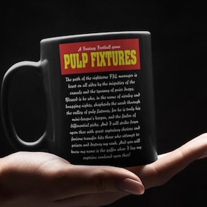 FPL Mug - Pulp Fixtures Monologue | Fantasy Premier League Gift, Fantasy Football Present, Mini-League Prize, FPL Trophy or Award