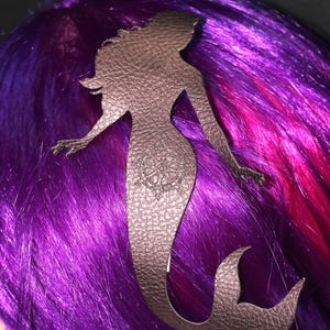 Etched Hair Clips