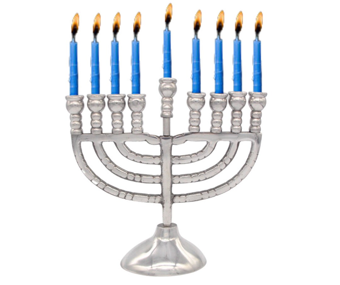 Menorah Candle Holder for Hanukkiah, Menora Chanukah, Home Décor, Table