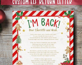 New Elf Arrival Announcement Printable | Second Elf Introduction | Multiple Elf Letter | Adding Another Elf | Editable Letter From Santa
