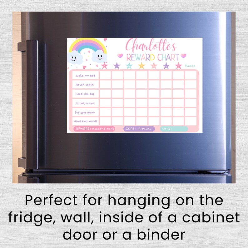 Chore Chart for Kids Printable ADHD Chore Chart Kids Reward Chart ...