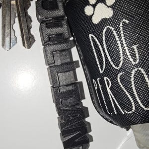 3D Printed Name Keychain