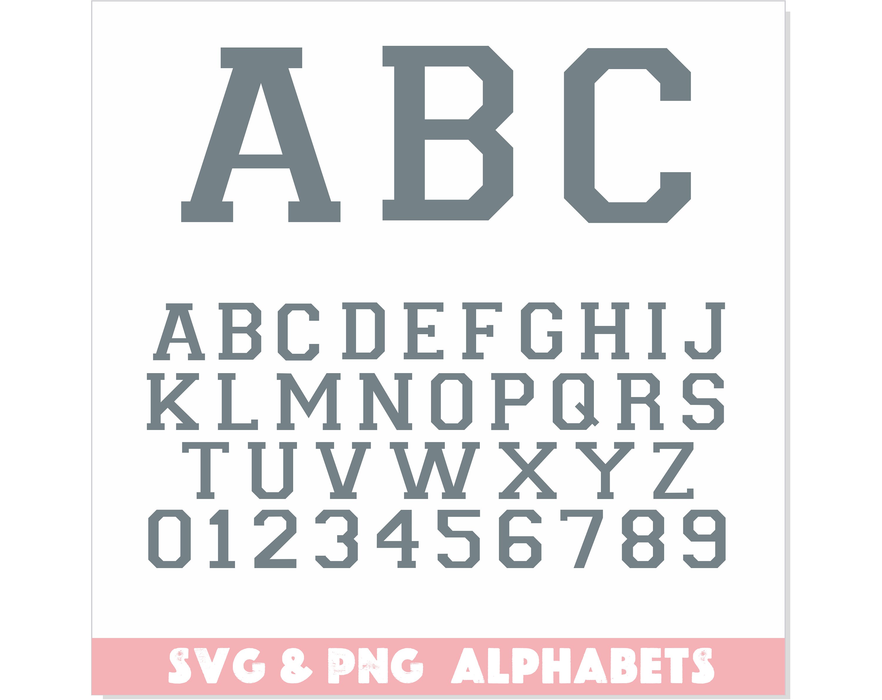 Sport Varsity College Outline Distressed Font OTF SVG PNG | College ...