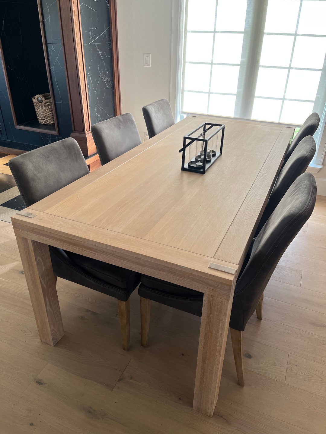 White Oak Dining Table - Etsy