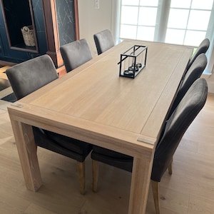 White Oak Dining Table