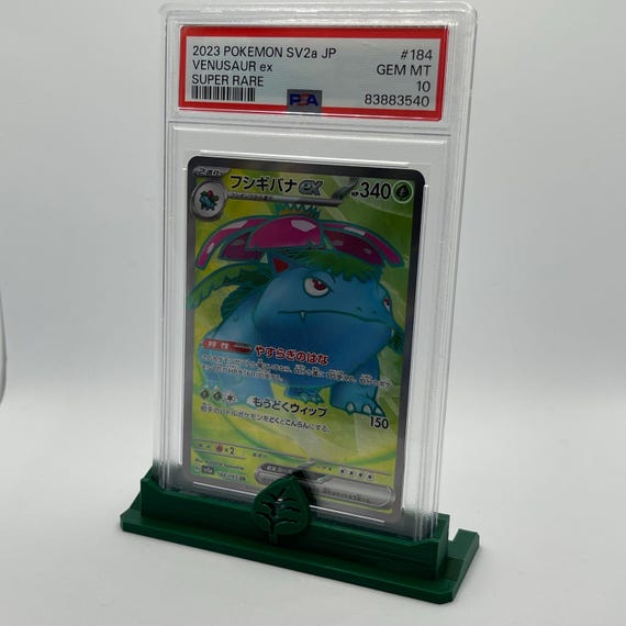pokemon graded card stand Graded Card Display Stand – Cardboard Guardian main image 0