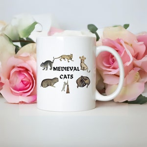 Medieval Cats Meme Coffee Mug - 11oz