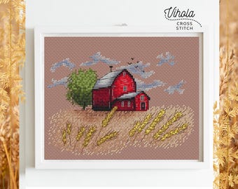 Summer Heat by Vihola Cross Stitch - PDF Instant Download Pattern - DIGITAL chart - Counted cross stitch