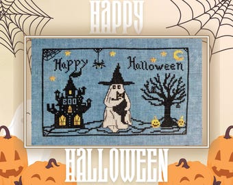 Happy Halloween by Star Stitch Designs - PDF Instant Download Pattern - DIGITAL chart - Counted cross stitch