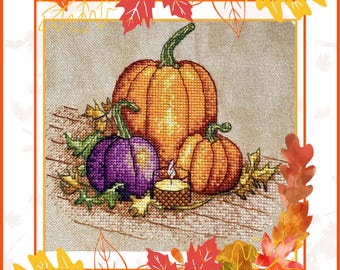 Autumn Moments by Vihola Cross Stitch - PDF Instant Download Pattern - DIGITAL chart - Counted cross stitch
