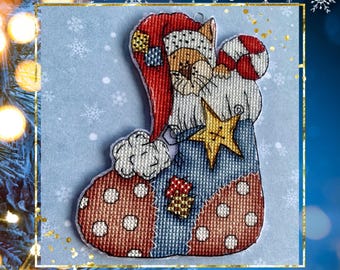 Holiday Surprise by Vihola Cross Stitch - PDF Instant Download Pattern - DIGITAL chart - Counted cross stitch