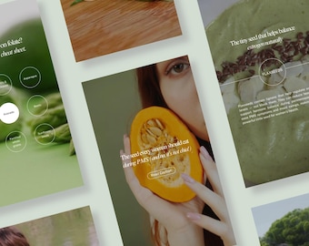 Nutrition Reels for Health Coaches: Women's Wellness Instagram Templates (Canva)