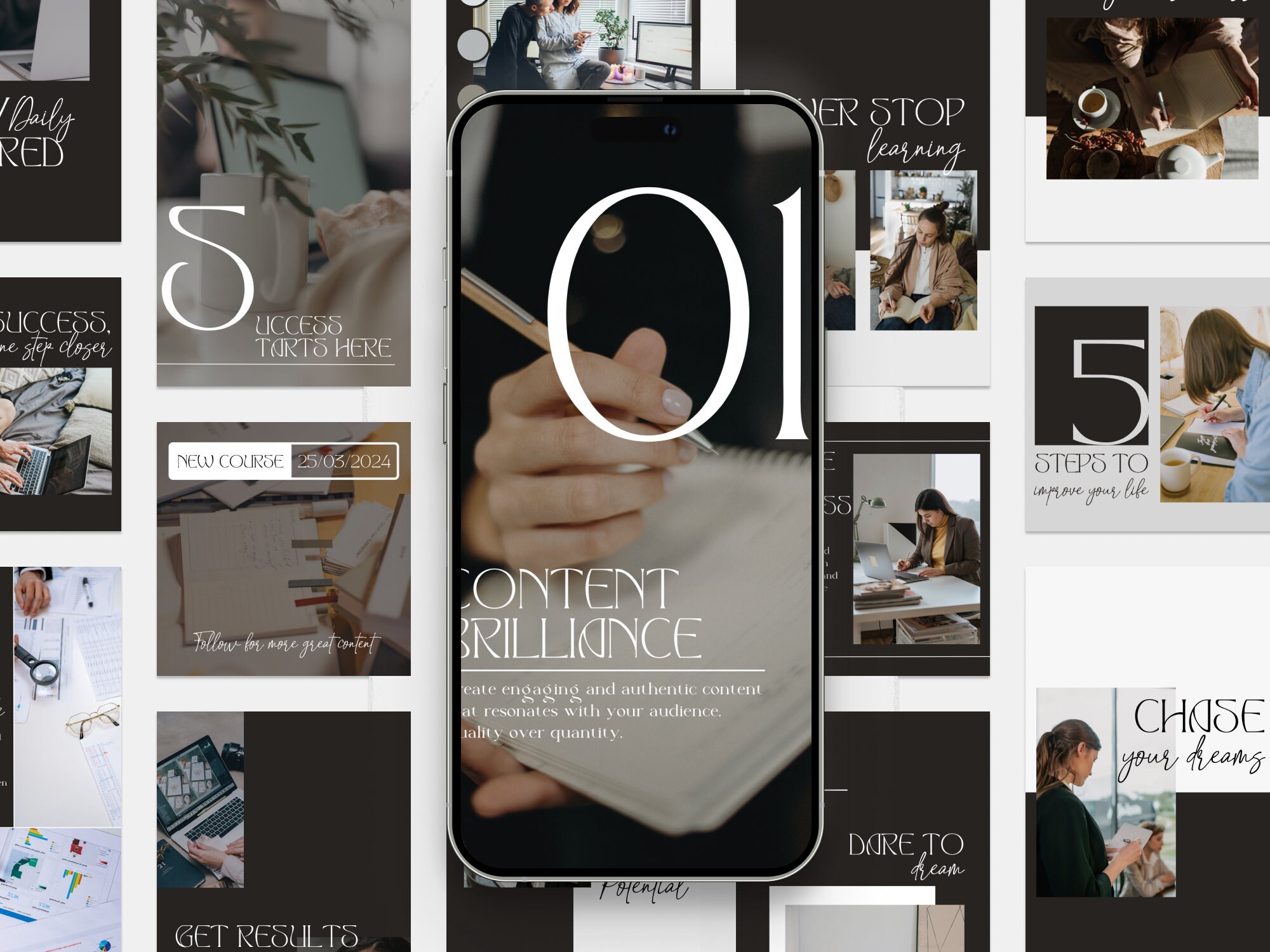 Coaching Instagram Templates for Canva Life Coach Template Small ...
