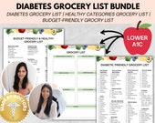 Diabetic Grocery List Bundle: Healthy Meal Planning (Digital Download)