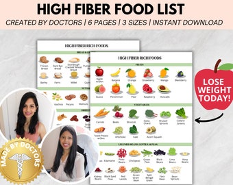 Doctor Created- High Fiber Food List, Fiber Sources, Fiber Rich Diet, High Fiber Foods, Fiber Rich Foods, Diabetic Food List, Diabetic diet