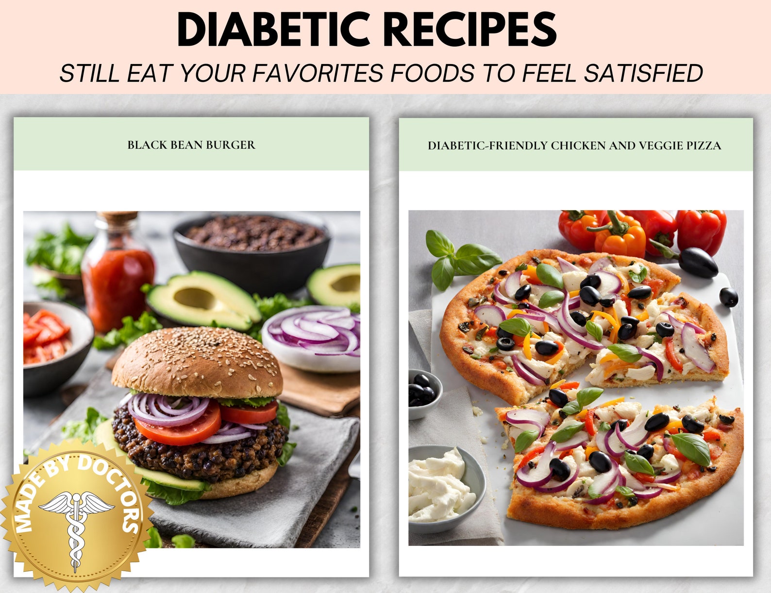 Doctor Made-diabetic Recipes, Diabetic Cookbook, Diabetic Meal Plan