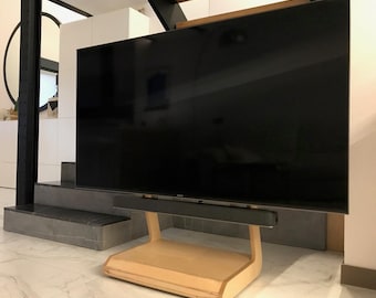Wooden TV Stand with Wheels Plans. Plans + Step-by-Step Manual (PDF + DWG for CNC). Wooden TV Stand with Wheels, English Manual.