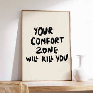 Motivational Quote Print, Trendy Apartment Wall Art (Digital Download)