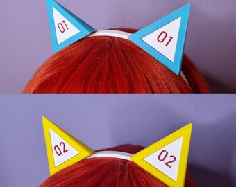 猫耳、ボーカルマスコットのコスプレ、ヘッドバンドに猫耳