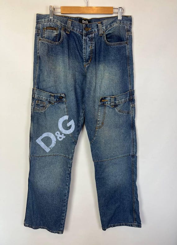Vintage Dolce&gabbana Double Multipocket Jeans Pants 34x32 - Etsy