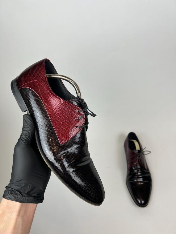 mens patent leather dress shoes uk Leather Shoes Louboutin Uk Mens Christian Louboutin Men's Dandelion Black Patent Leather Flats