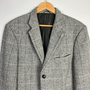 Vintage Harris Tweed Barutti Blazer Jacket Checkered
