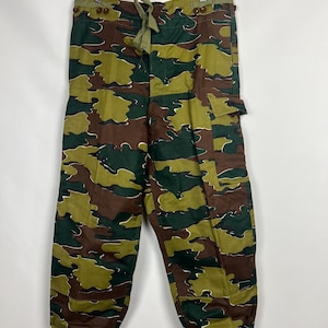 Original Belgian Army Military Combat M90 Field Pants JIGSAW