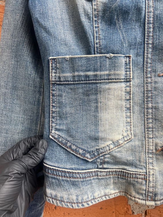 Miss Sixty Y2K Cropped Denim Jacket (XS)