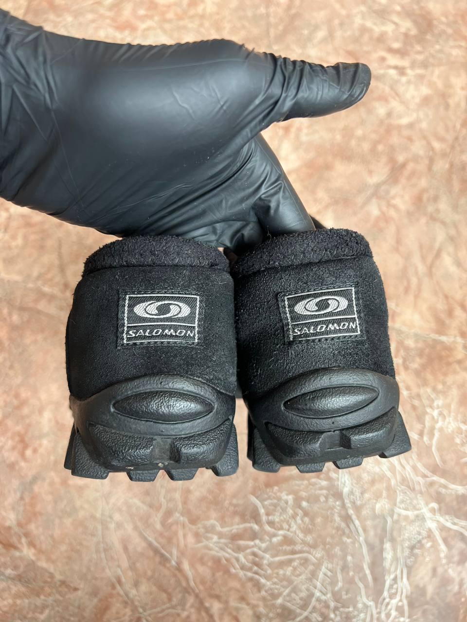 Gorpcore Vintage Y2K Salomon Contragrip Snow Moc Shoes Black  display picture 3