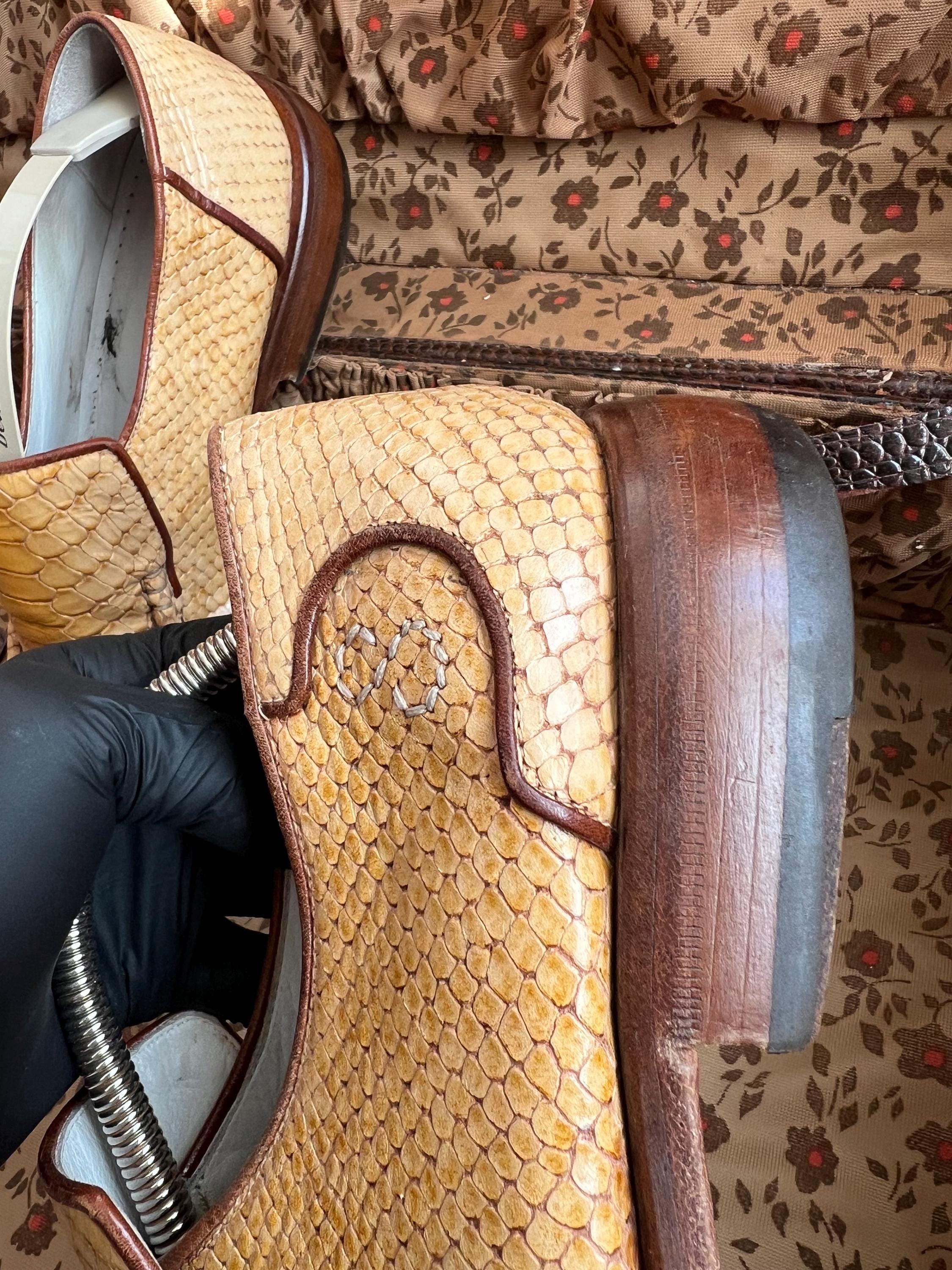 Vintage Leather Oliver Sweeney Mens Shoes Ravioli Loafers 