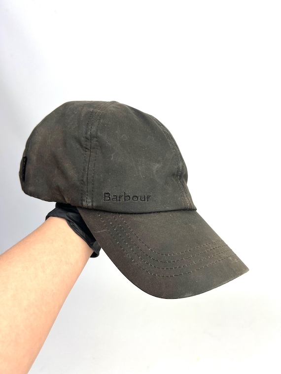 Vintage Barbour Mens Wax Sports Cap