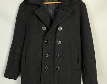 Vintage 90s U.S 740 by Schott Pea Coat Vintage 90s U.S 740 by