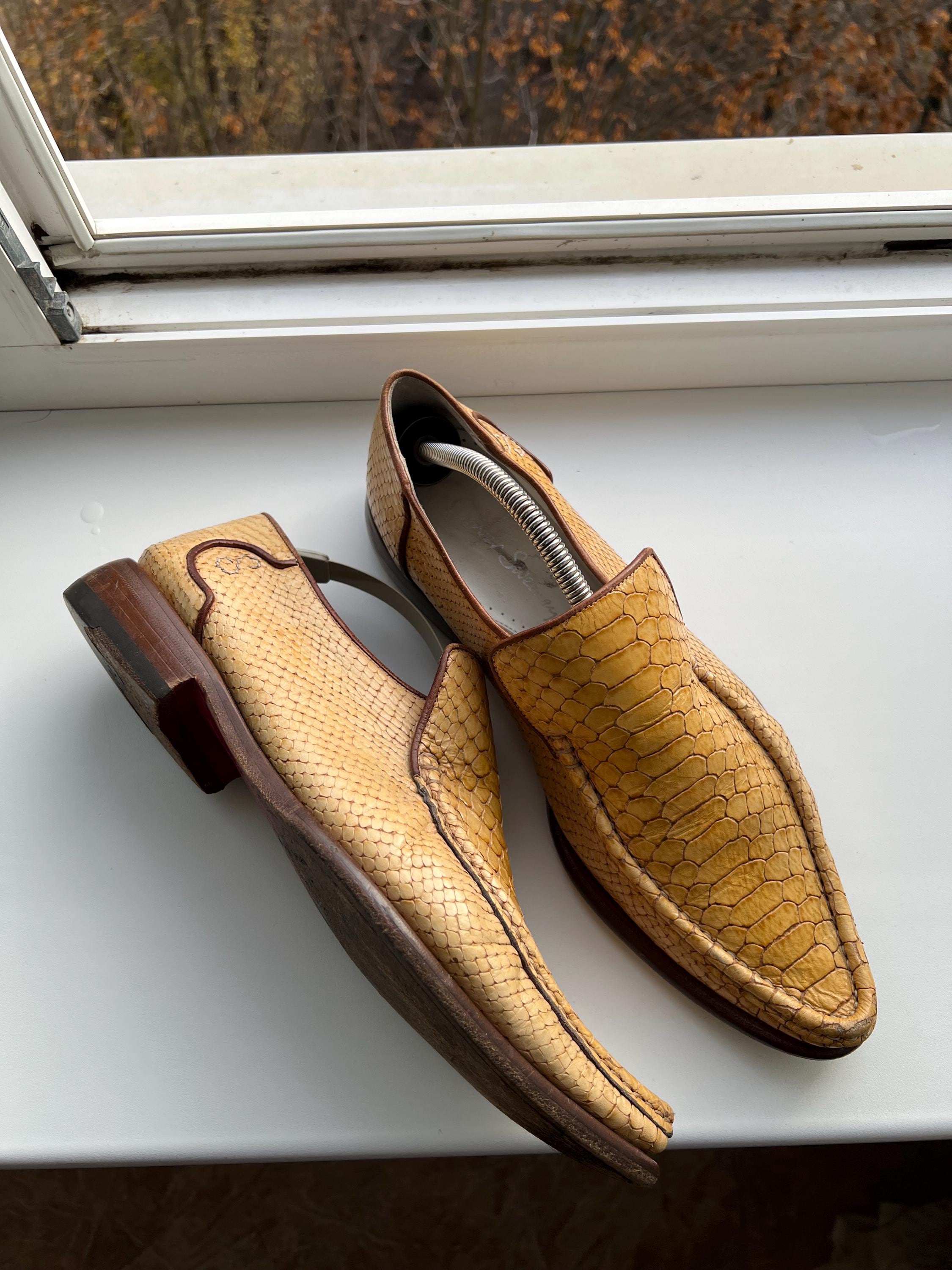 Vintage Leather Oliver Sweeney Mens Shoes Ravioli Loafers  display picture 1