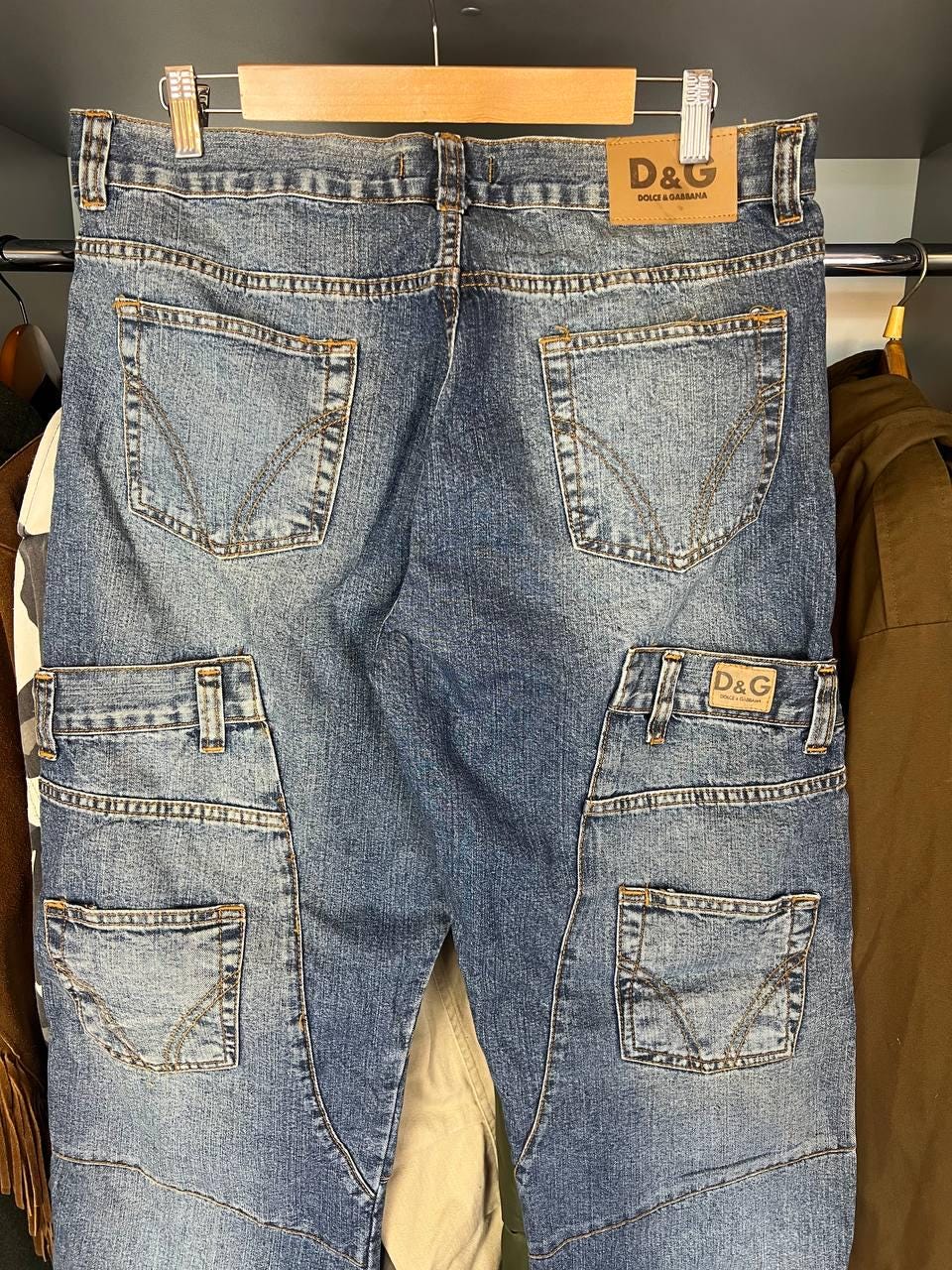 Vintage Dolce&gabbana Double Multipocket Jeans Pants 34x32 - Etsy