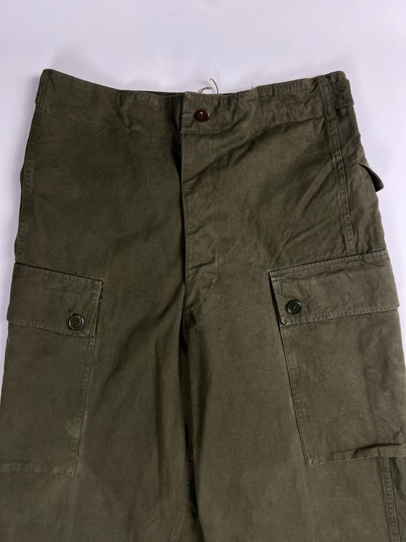 Vintage 1959 Belgian Army A.M. Seynaeve Military Cargo Trousers - Etsy
