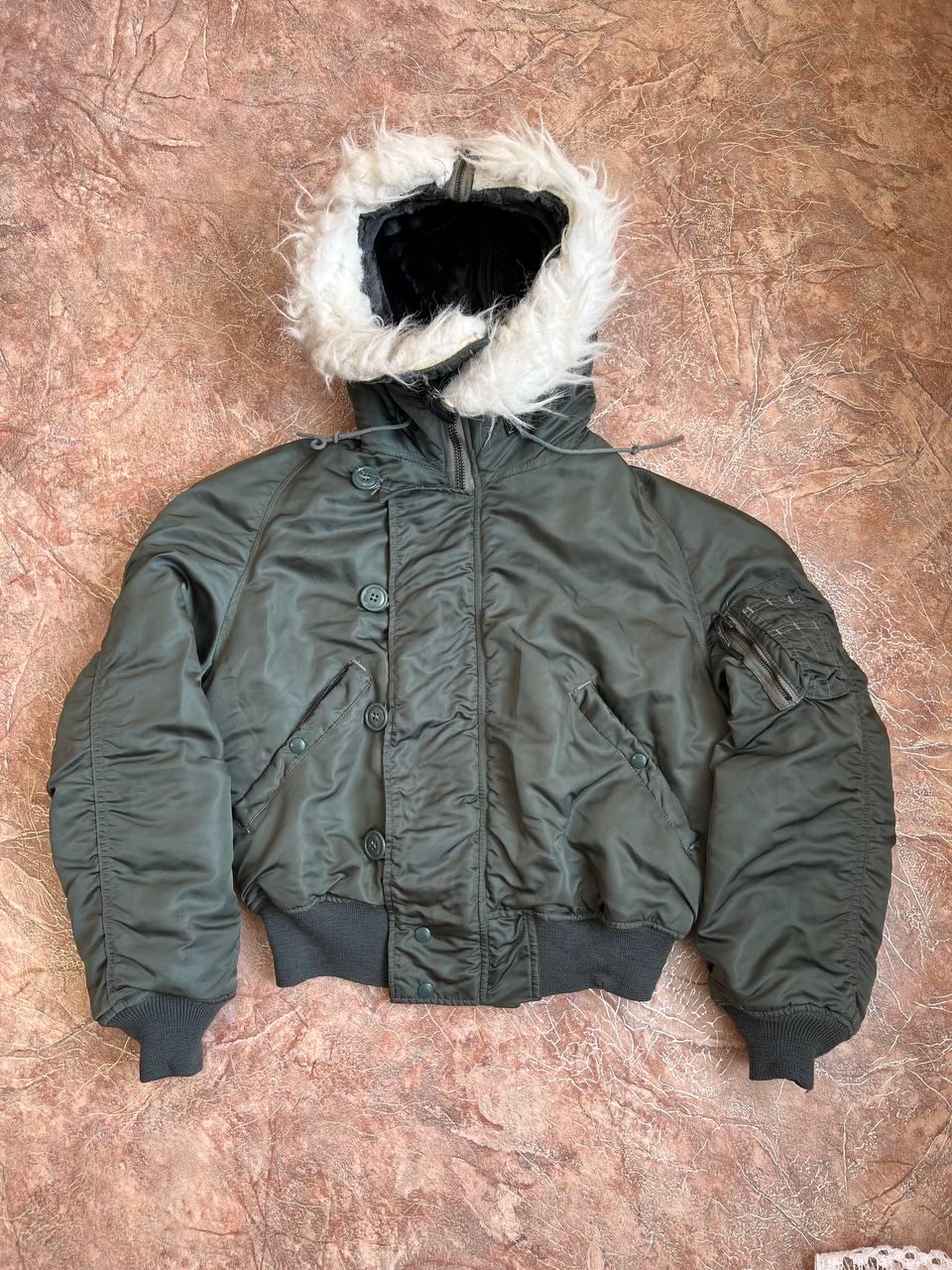 ジャケット・アウター 77s USAF N2-B/ALPHA INDUSTRIES INC/SMALL Vintage Military USAF Alpha Industries N-2B Hooded Parka Fur