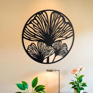 Flower Metal Wall Art | Outdoor Metal Wall Art | Unique Indoor Decor | Nature Home Decor | Modern Room Decor | Flower Wall Hanging