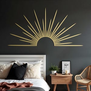 Metal Sun Wall Art | Modern Sunrise Decor | Sunrise | Sun Art | Sun Decor | Sun | Beach Decor | Wall Decor | Home Decor | Room Decor