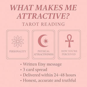 Was mich attraktiv macht Tarot Legung | Finden Sie heraus, warum Sie unwiderstehlich sind | TAROT BEAUTY SPELL | Tarotkarte Göttliche Göttliche Lesung|