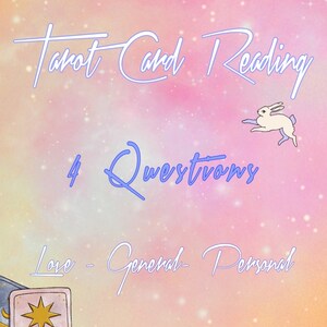 Lectura de Tarot en formato de video: lecturas de amor, generales y personales