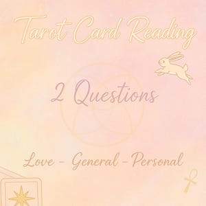 Tarot-Lesung - Video Format - Liebe, Allgemeine & Persönliche Lesungen - Tarot-Karte Wahrsagen Psychic Legung