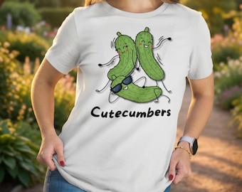 Funny Pickle Pun T-Shirt For Pickle Lovers, Cute Cucumbers Graphic Tee