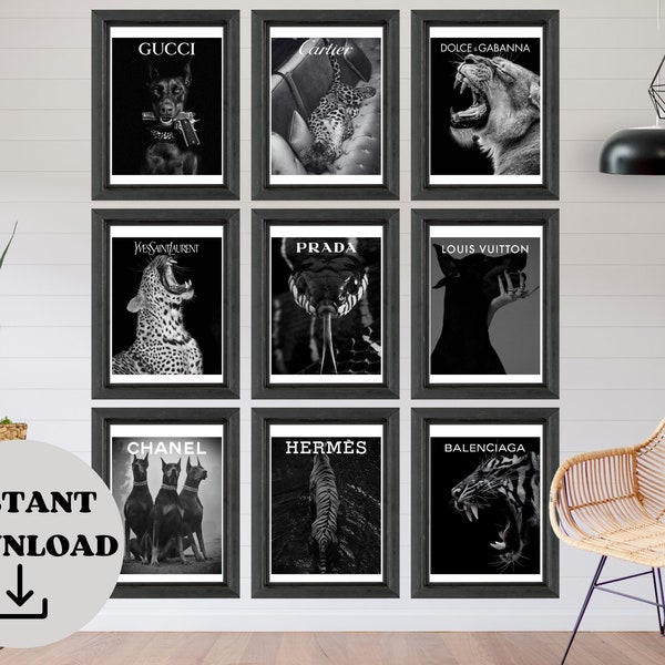 Ontwerpers Animal Edition afdrukbare posterset