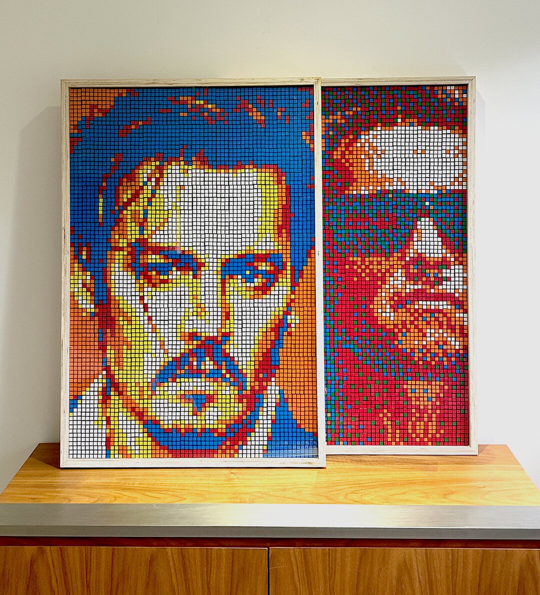 Rubik s Cube Art Custom Portrait Large 1000 Cubes Etsy Rubik s Cube Art Custom Portrait Large 1000 Cubes Etsy