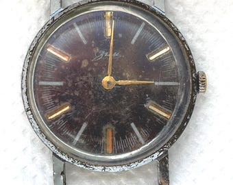 Reloj ZIM URSS vintage, calibre 26 mm, reloj soviético vintage para hombre, para repuestos o reparaciones *445